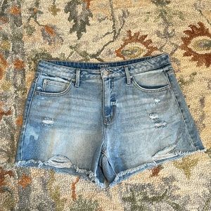 Time and Tru High Rise Denim Shorts 12